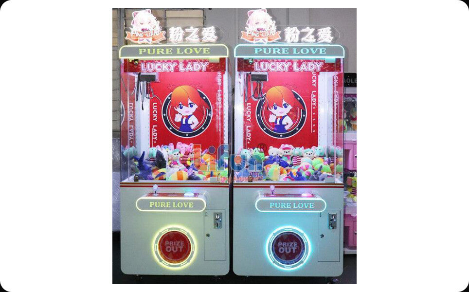 31" Claw Machine-Pure Love with topper arcade equipment product image
