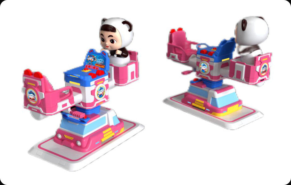 Panda Seesaw arcade equipment product image
