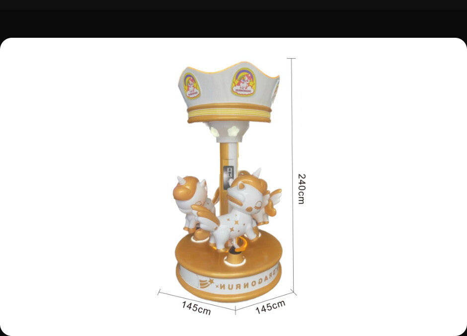 Unicorn Carousel - Style 3 arcade equipment product image