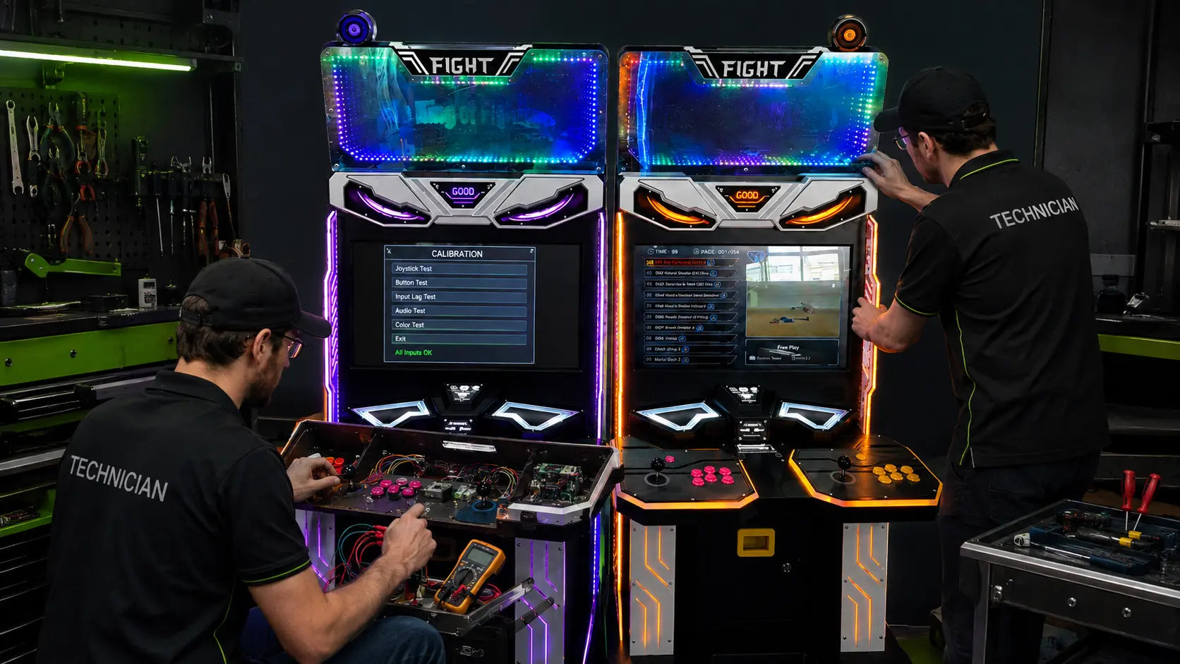 Arcade controls and display repair