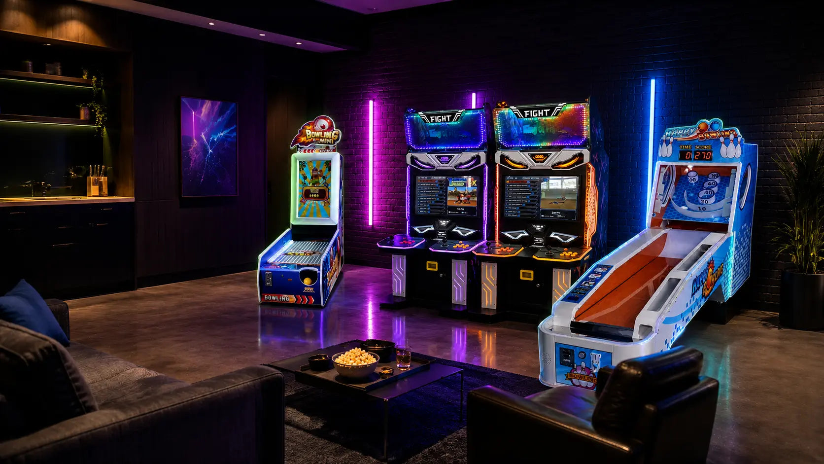 Real-machine private game room