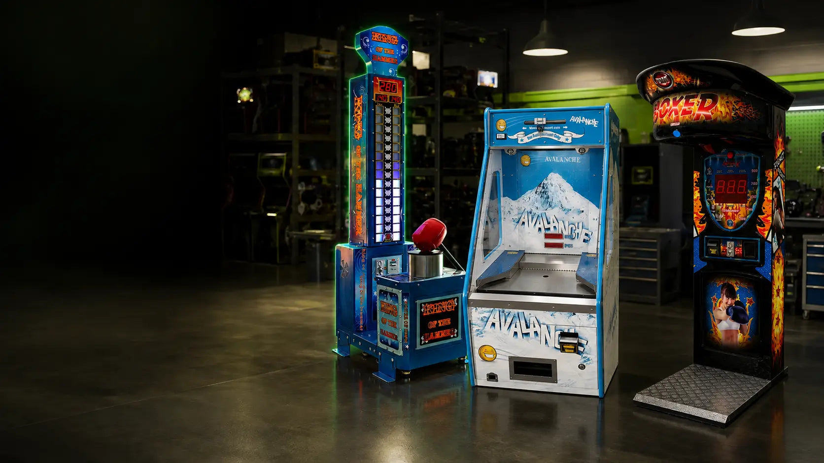 Real-machine equipment warehouse